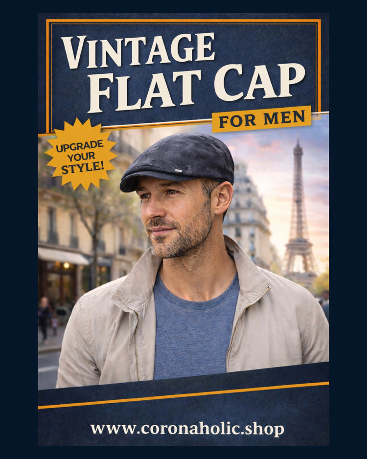 "Vintage Flat Cap for Men"