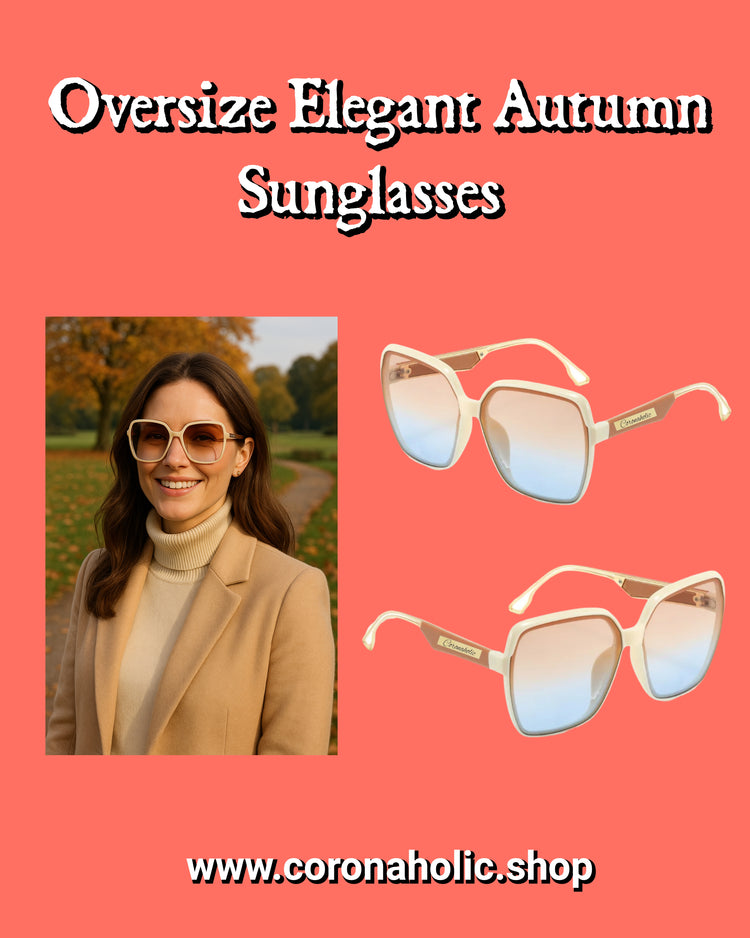 "Oversize Elegant Autumn Sunglasses"