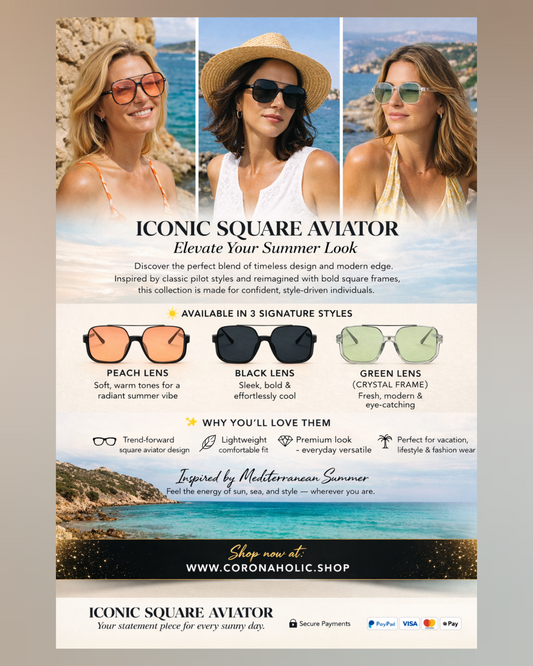 "ICONIC SQUARE AVIATOR"