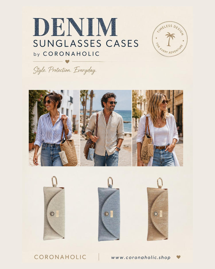 Demin Sunglasses Case

– Stylish Protection for Your Shades