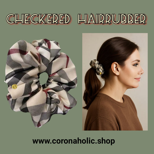 "Checkered Hairrubber"