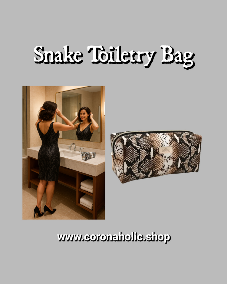"Snake Toiletry Bag"