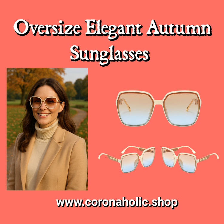 "Oversize Elegant Autumn Sunglasses"