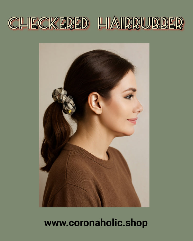 "Checkered Hairrubber"