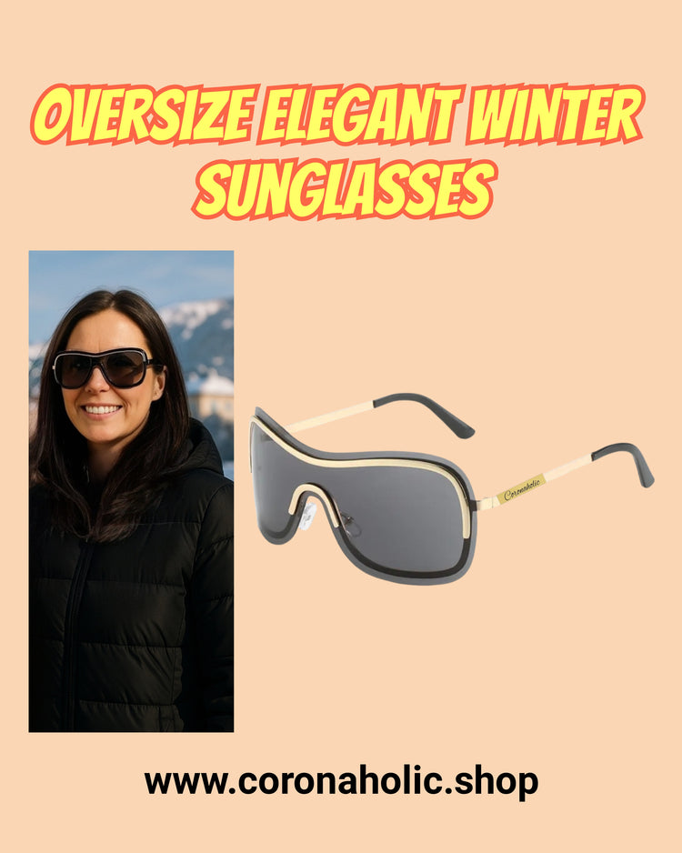 "Oversize Elegant Winter Sunglasses"