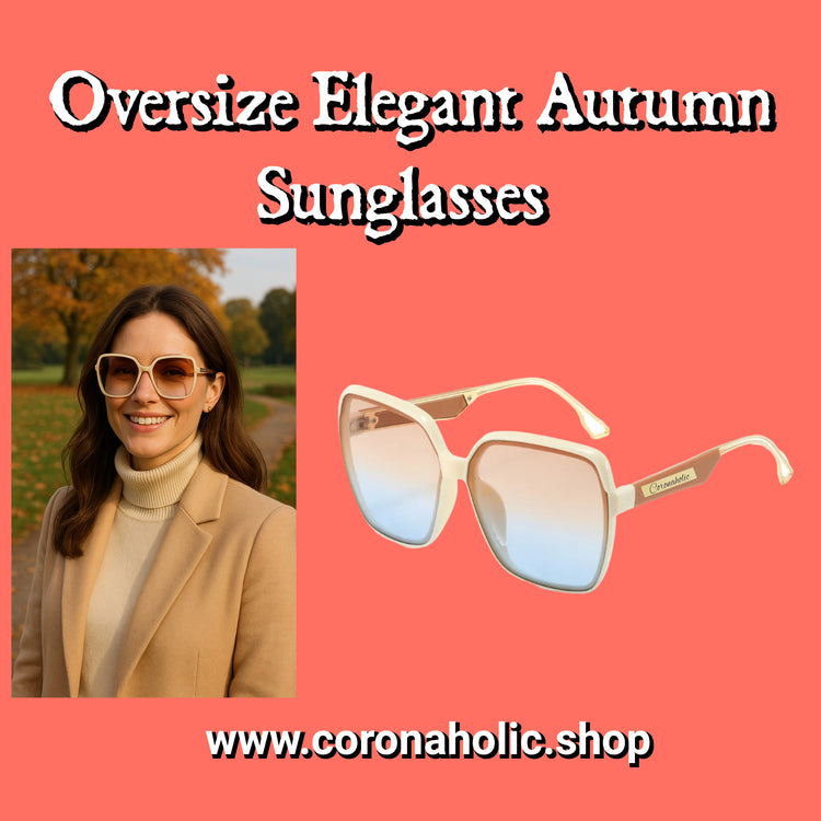 "Oversize Elegant Autumn Sunglasses"
