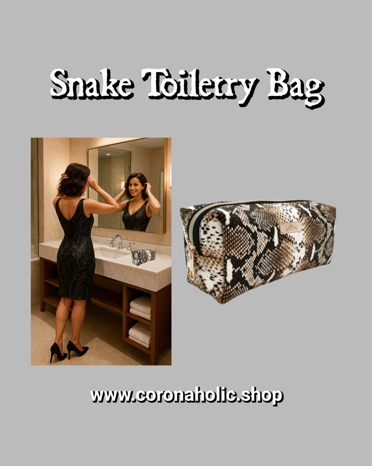 "Snake Toiletry Bag"