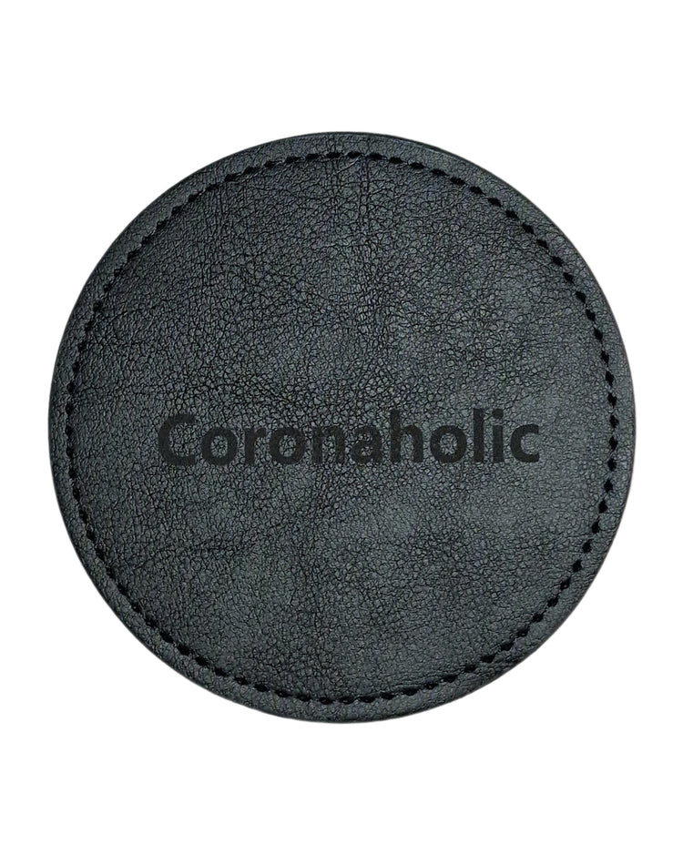 "Leather Drink Coasters"