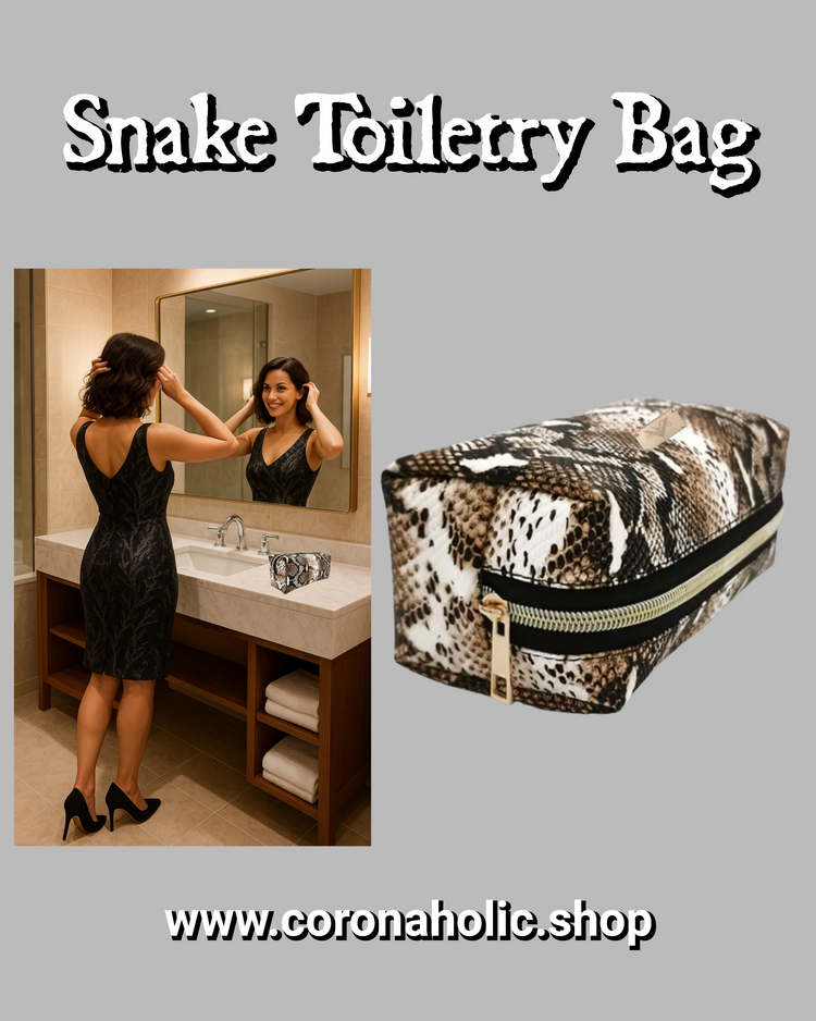 "Snake Toiletry Bag"