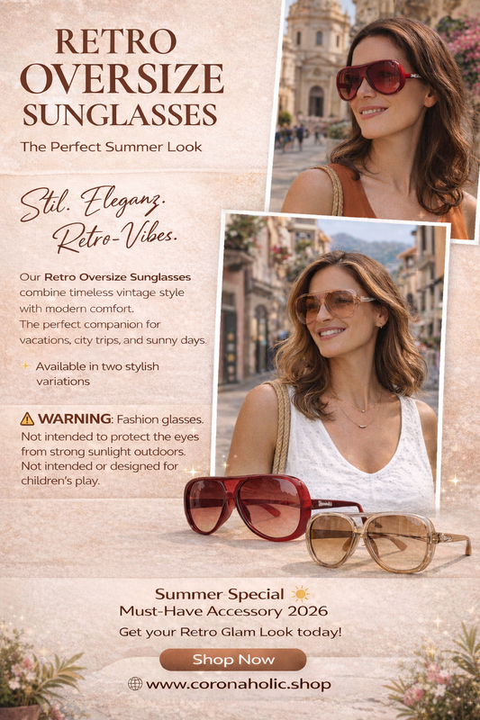 Retro Oversize Sunglasses | Bold Streetwear Style