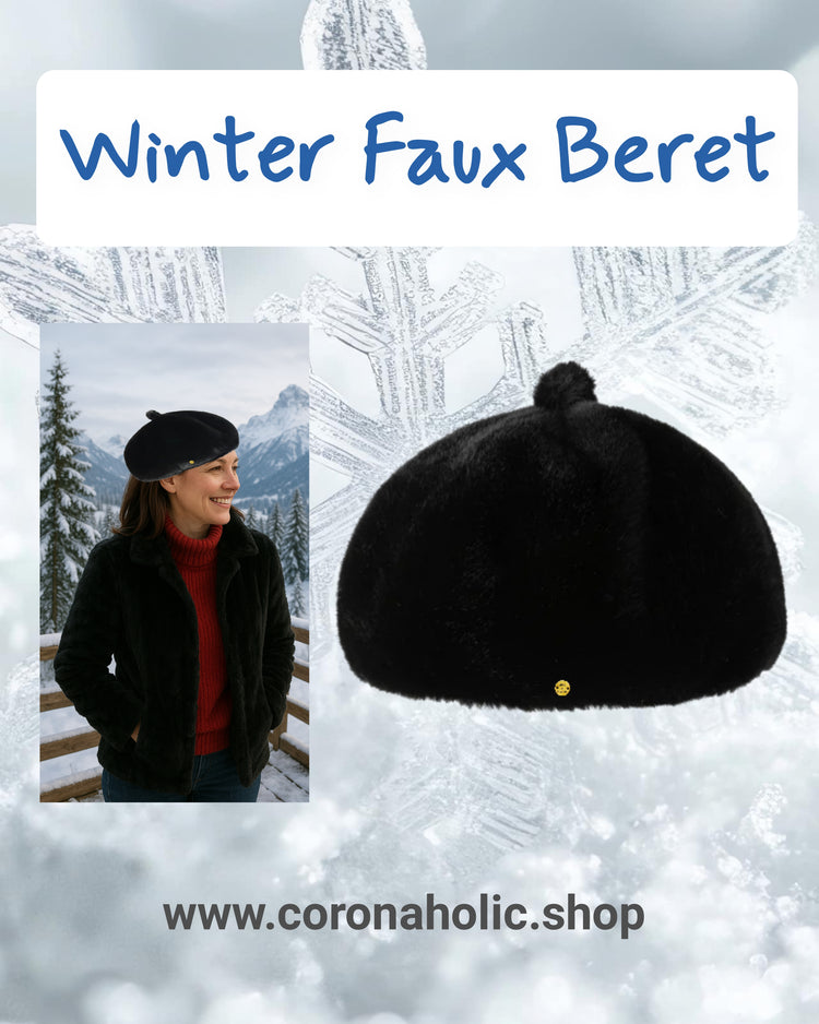 "Winter Beret Faux Hats"