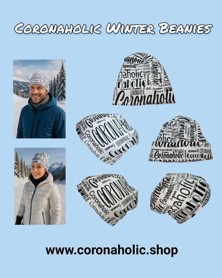 "Coronaholic Winter BEANIES"