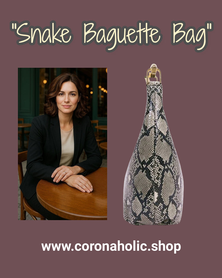 "Snake Baguette Bag"