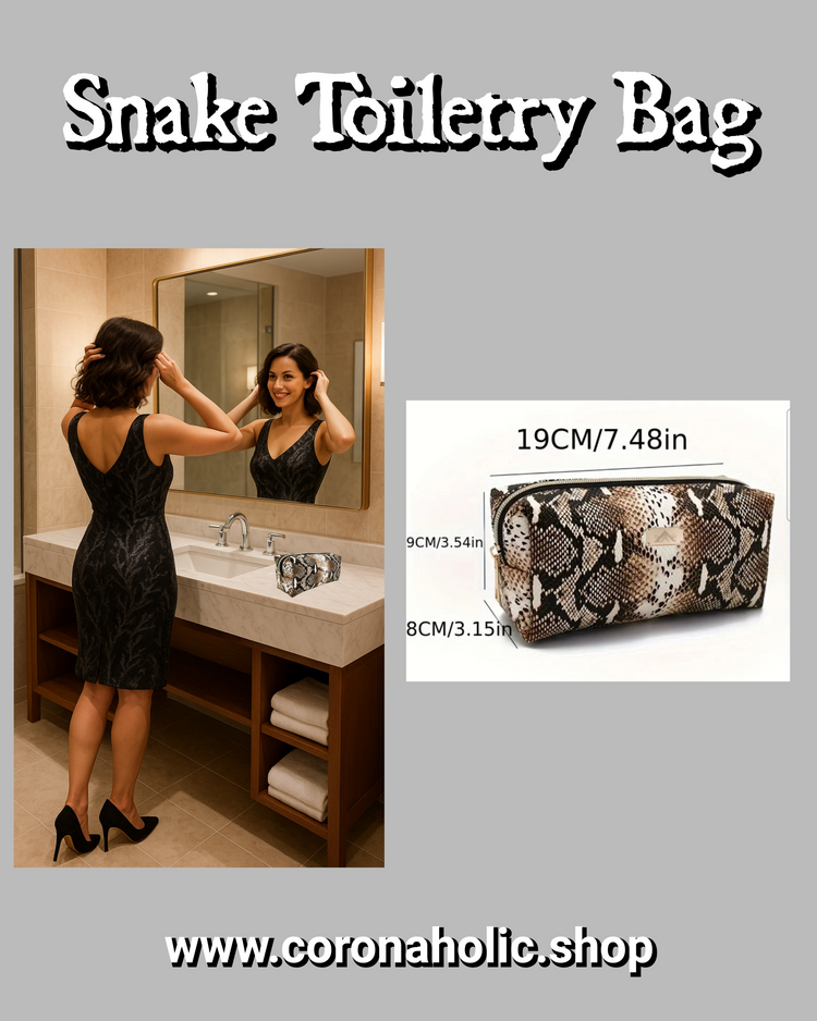 "Snake Toiletry Bag"