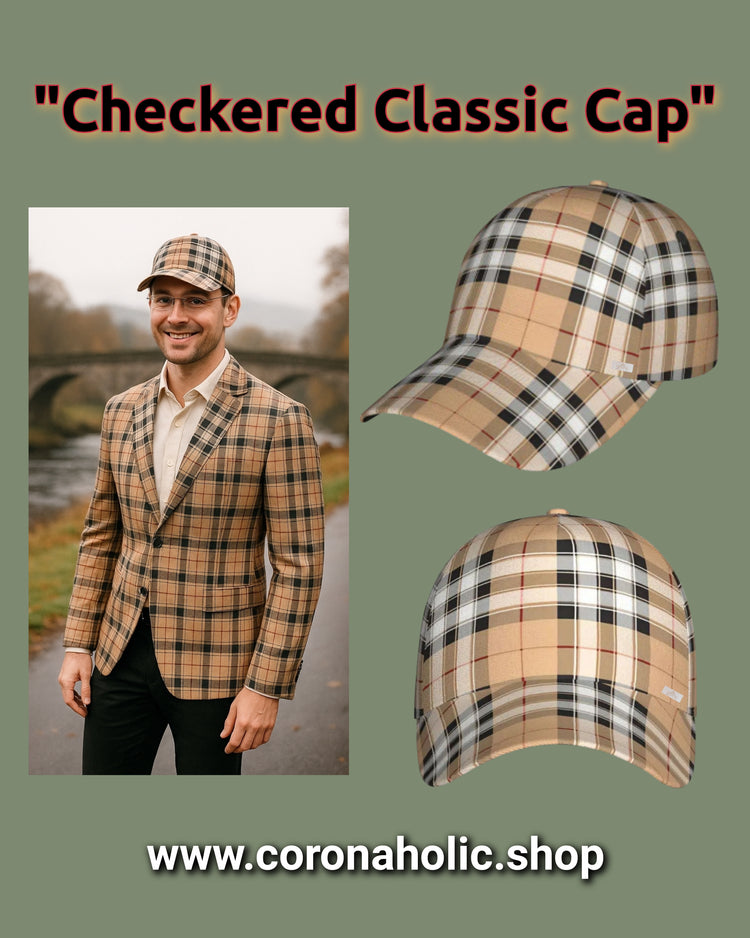 "Checkered Classic Cap"
