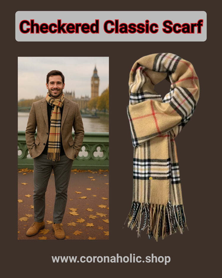 "Checkered Classic Scarf"