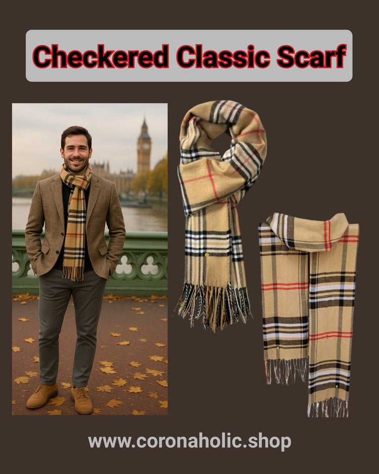 "Checkered Classic Scarf"