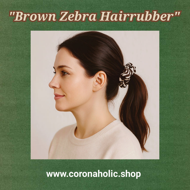 "Brown Zebra Hairrubber"