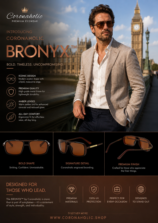 Coronaholic BRONYX™ Sunglasses for Men