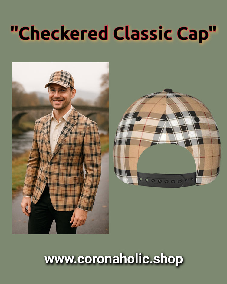 "Checkered Classic Cap"