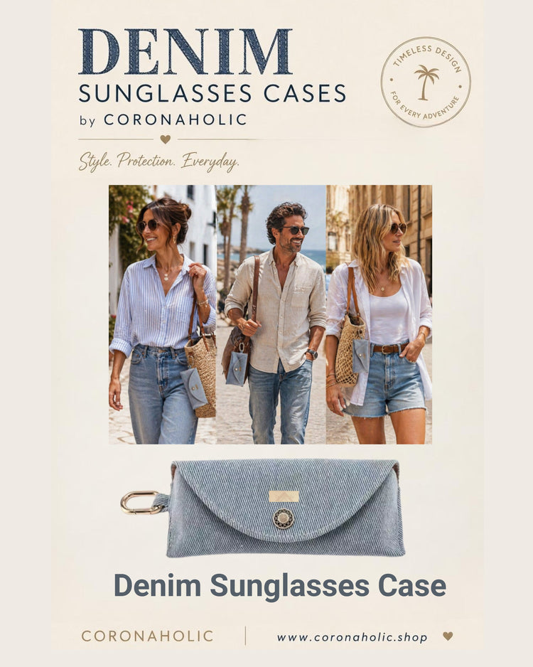 Demin Sunglasses Case

– Stylish Protection for Your Shades