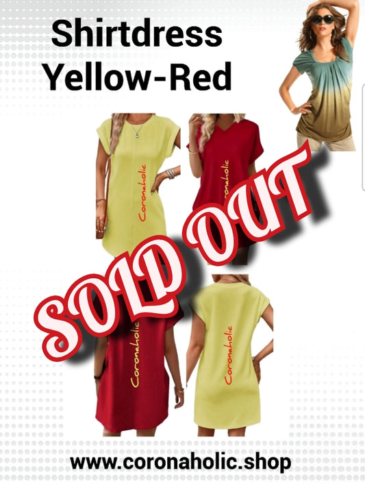 "Shirtdress Yellow-Red"