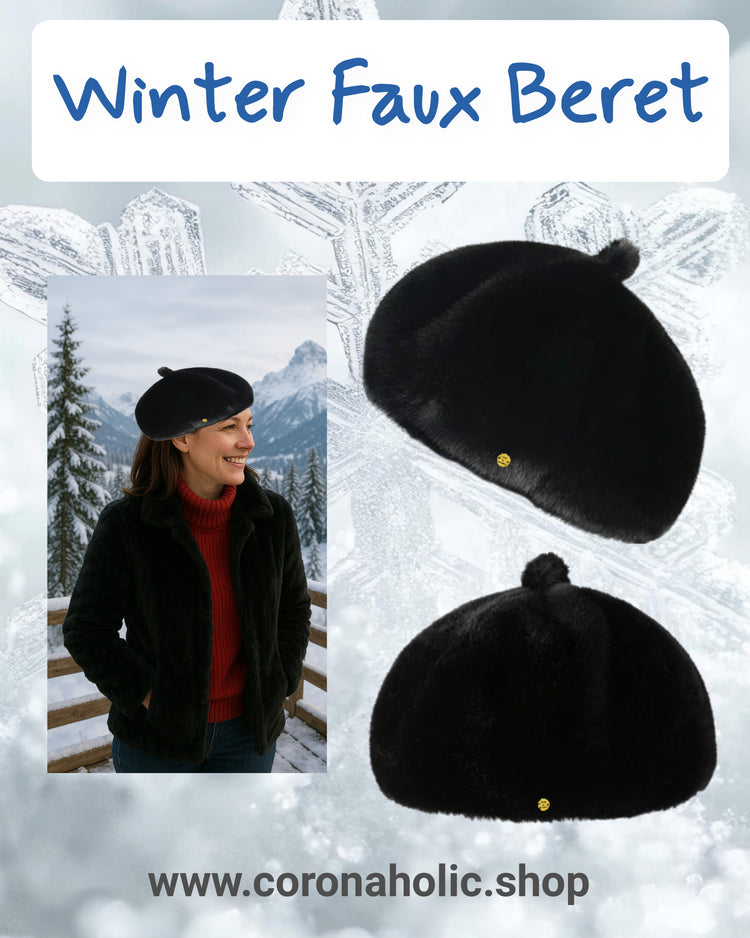 "Winter Beret Faux Hats"