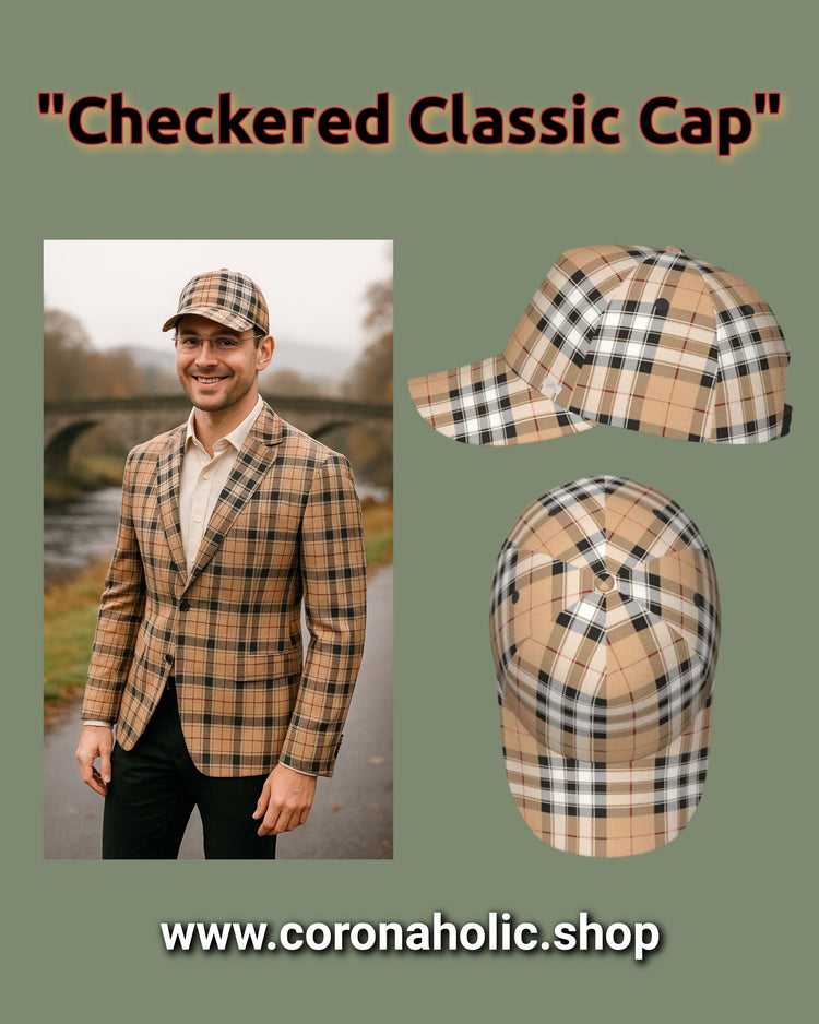 "Checkered Classic Cap"