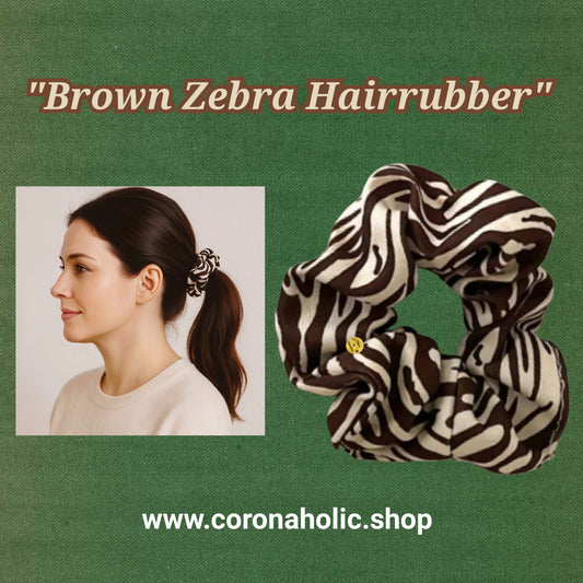 "Brown Zebra Hairrubber"