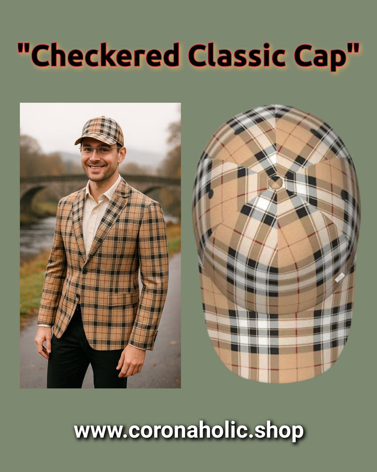 "Checkered Classic Cap"