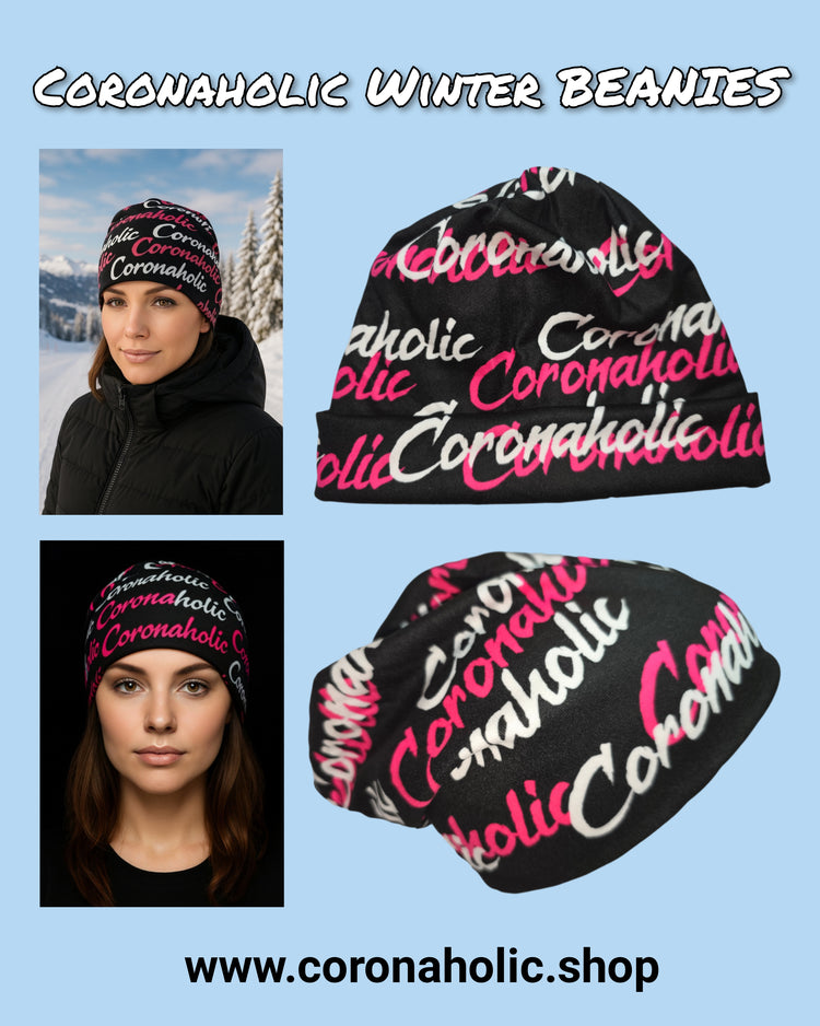 "Coronaholic Winter BEANIES"