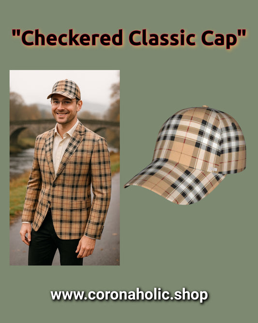"Checkered Classic Cap"