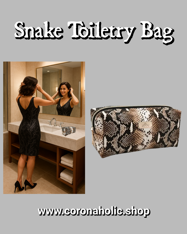 "Snake Toiletry Bag"