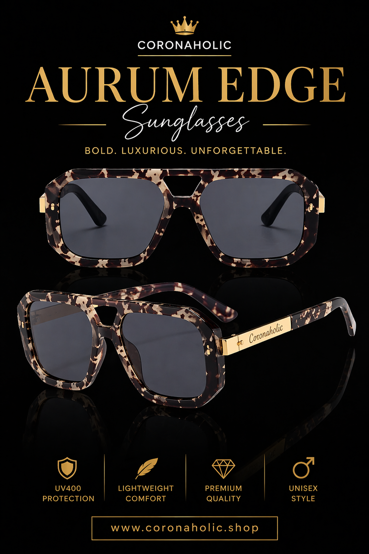 Aurum Edge Sunglasses – By CORONAHOLIC