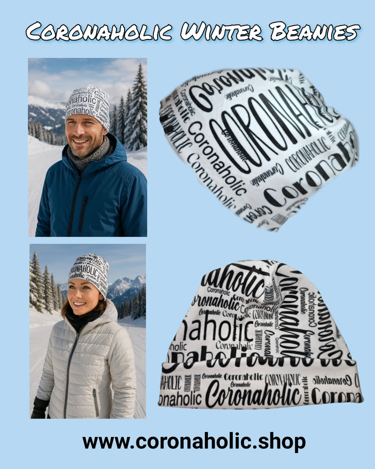 "Coronaholic Winter BEANIES"