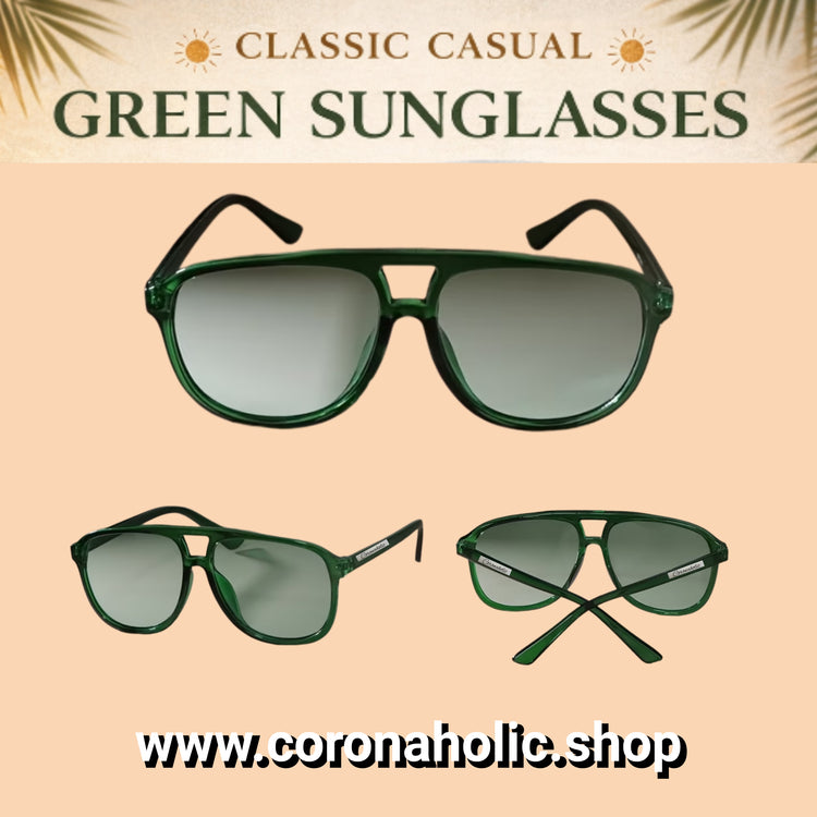 green lens sunglasses