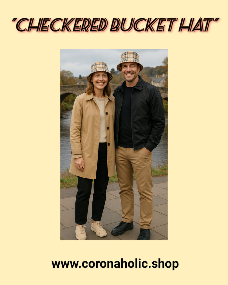 "Checkered Bucket Hat"