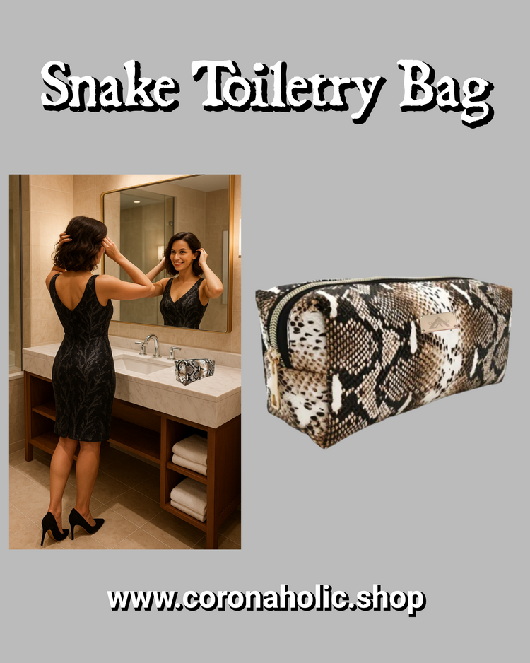 "Snake Toiletry Bag"