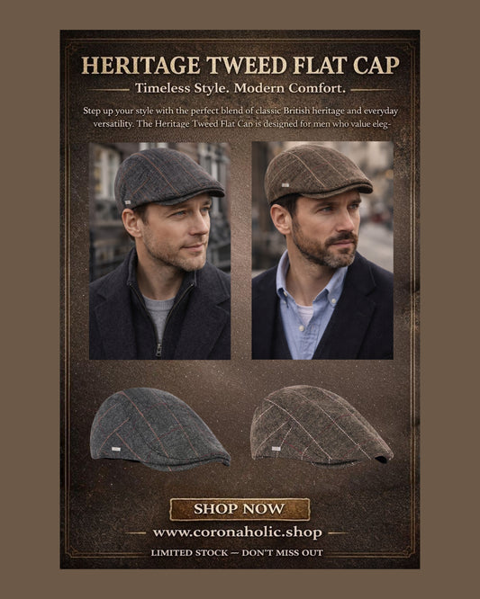“Heritage Tweed Flat Cap”