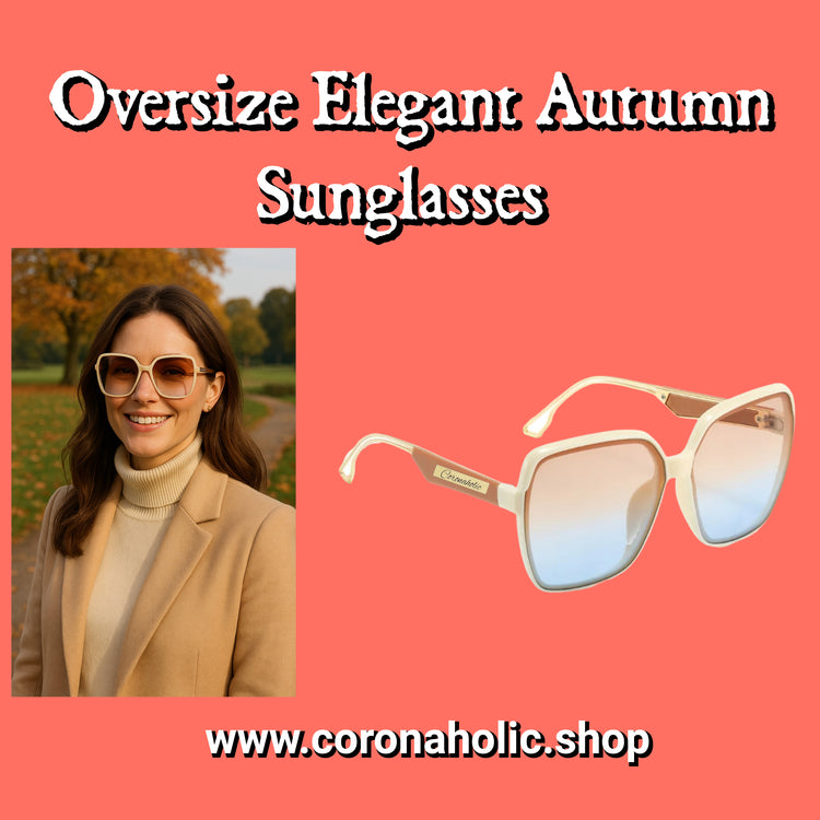 "Oversize Elegant Autumn Sunglasses"