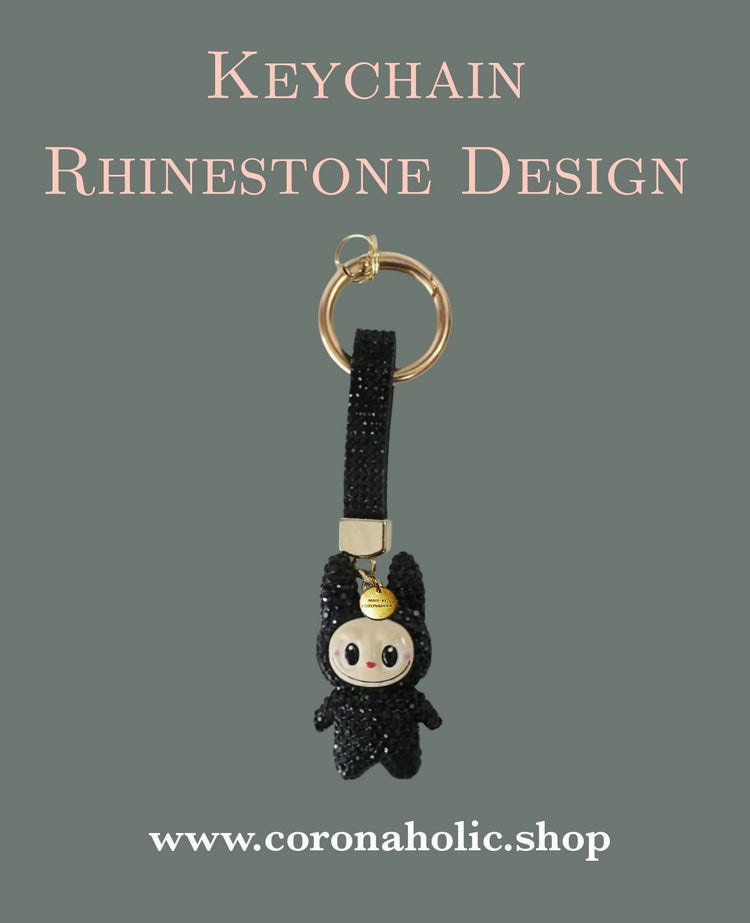 "Keychain Rhinestone Design"