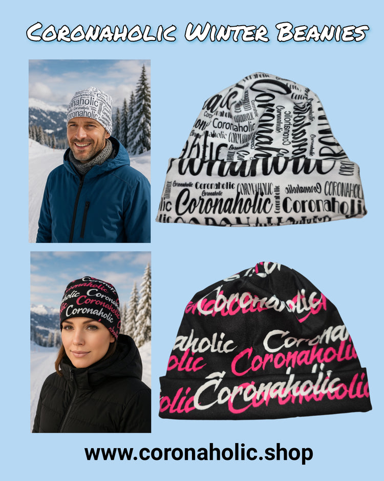 "Coronaholic Winter BEANIES"