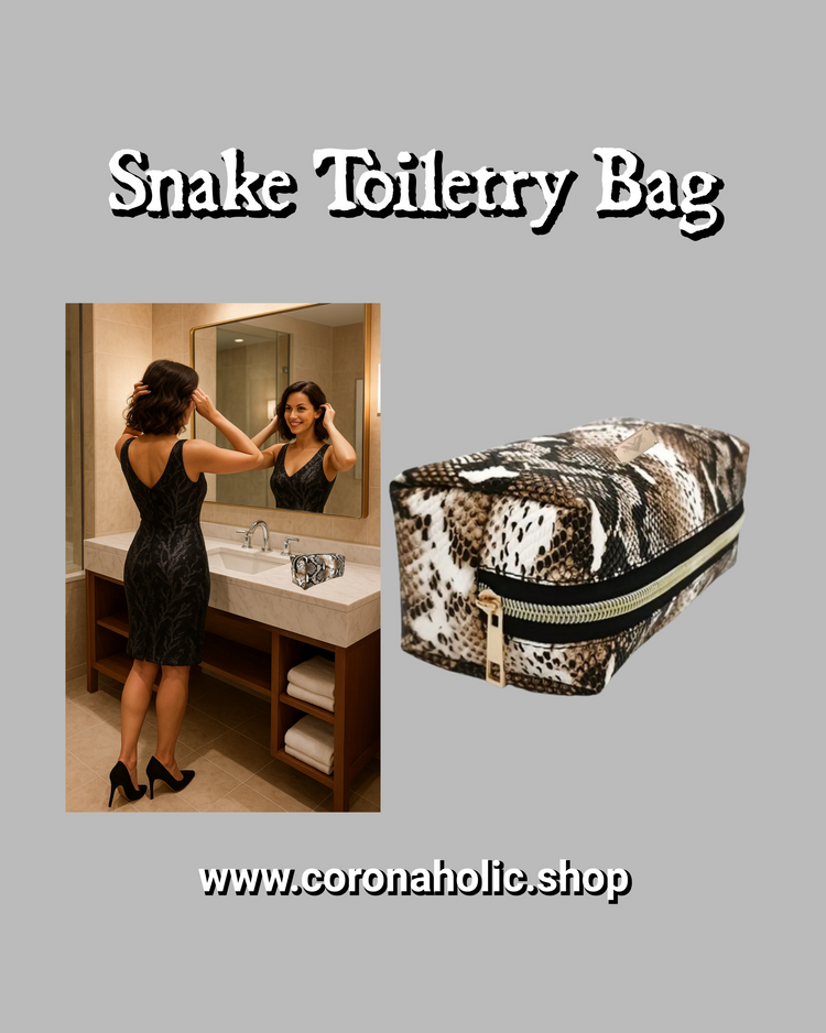 "Snake Toiletry Bag"