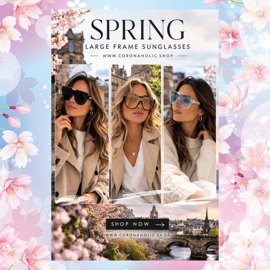 "Spring Lage Frame Sunglasses"