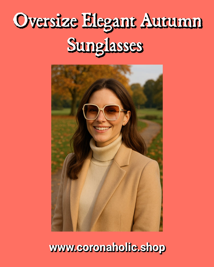 "Oversize Elegant Autumn Sunglasses"