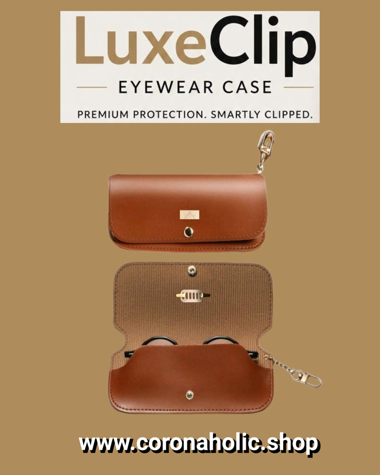 LuxeClip Eyewear Case