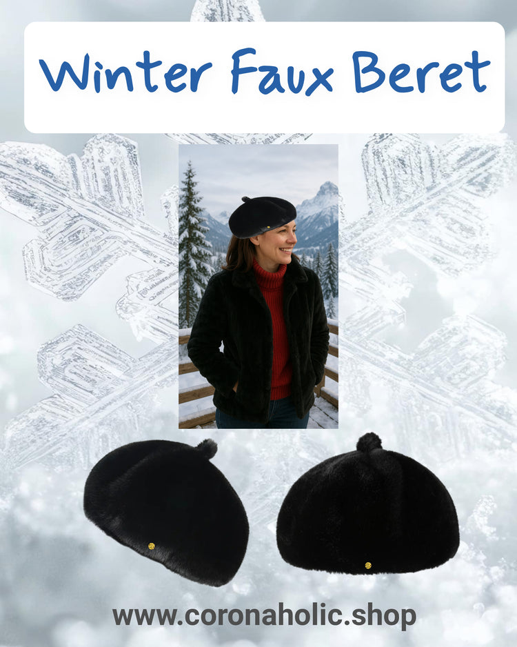 "Winter Beret Faux Hats"