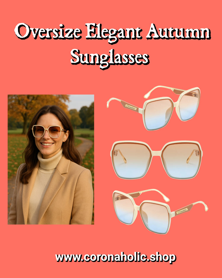 "Oversize Elegant Autumn Sunglasses"