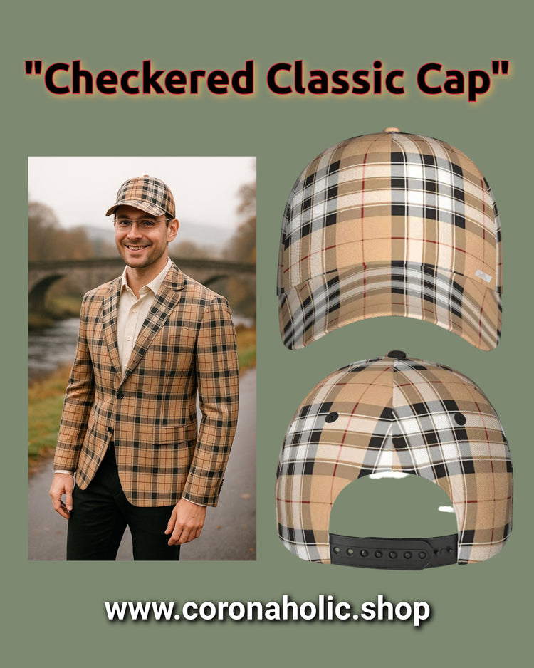 "Checkered Classic Cap"