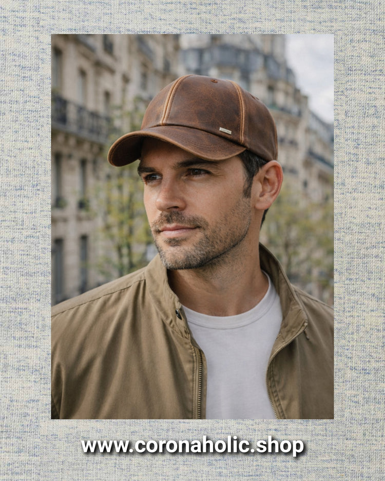 "Trendy Faux Leather Caps"